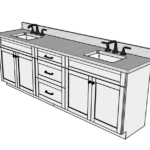 SketchUp_avWp5nBtha 96 Inches to 99 Inches Vanity - 3D Decorative