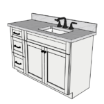 SketchUp_uzMtEnxHDd 51 Inches to 54 Inches Vanity - 3D Decorative