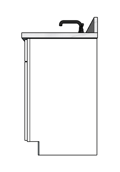 75 Inches to 78 Inches Vanity - 3D Decorative