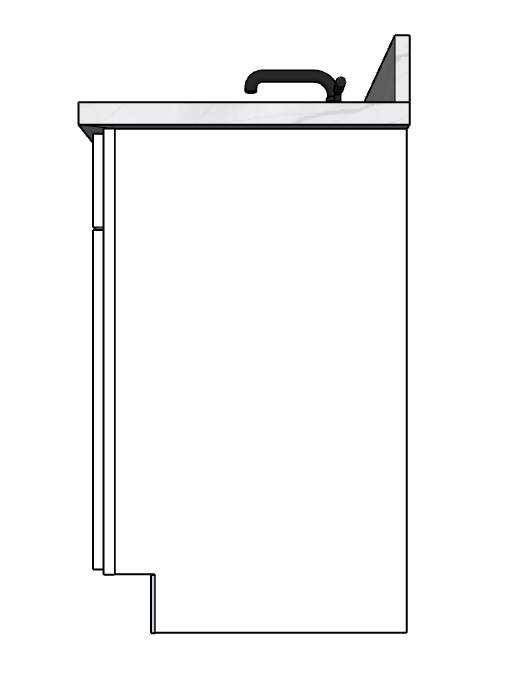 93 Inches to 96 Inches Vanity - 3D Decorative