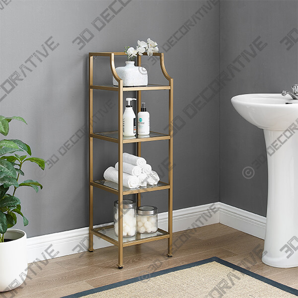 Aimee Short Etagere Soft Gold - 3D Decorative