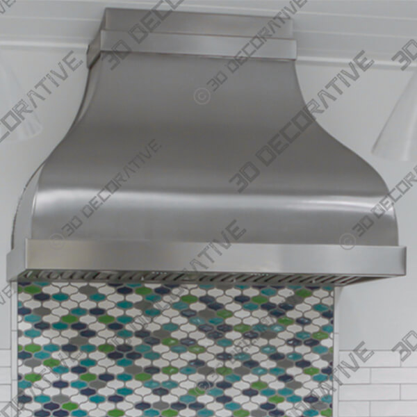 Camellia Range Hood IV - 3D Decorative