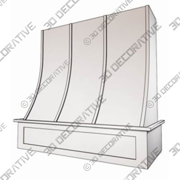 Elegance E200RSS – Series Range hood - 3D Decorative
