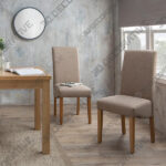 Ethan Set of 2 Dining Chairs, Boucle - 3D Decorative