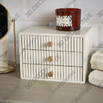 Modern Luxe Ribbed Desktop StorageDetach - 3D Decorative