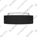 Lynch Flush Mount Ceiling Light Lynch Flush Mount Ceiling Light - 3D Decorative