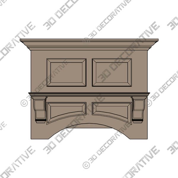 Madison MPPC Series Range hood Madison MPPC Series Range hood - 3D Decorative