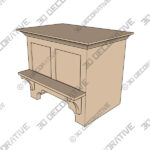 Quebec QBKT Series Range hood Quebec QBKT Series Range hood - 3D Decorative