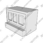 Springfield SHW Series Range hood Springfield SHW Series Range hood - 3D Decorative