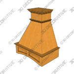 Thompson GTRA Series Range hood - 3D Decorative