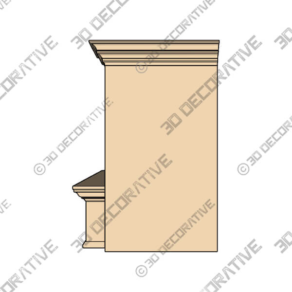 Utah U Series Range hood - 3D Decorative