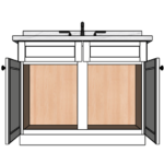 SketchUp_5c6metDgey 42 Inches to 45 Inches Vanity - 3D Decorative