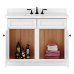 42 to 45 Inches Vanity Cabinat_Open Door Vanity_Front view 42 Inches to 45 Inches Vanity - 3D Decorative