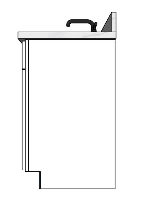 45 Inches to 48 Inches Vanity - 3D Decorative