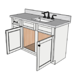 SketchUp_an2Y4yynCW 54 Inches to 57 Inches Vanity V.2 - 3D Decorative