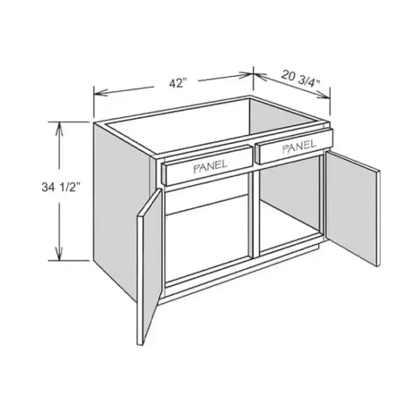57 Inches to 60 Inches Vanity - 3D Decorative