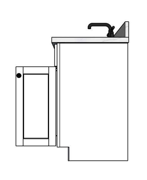 63 Inches to 66 Inches Vanity - 3D Decorative