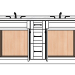 SketchUp_fylKk4PwY5 66 Inches to 69 Inches Vanity - 3D Decorative