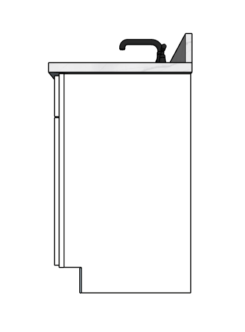 72 Inches to 75 Inches Vanity - 3D Decorative
