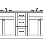 SketchUp_6wSCUe4KXX 75 Inches to 78 Inches Vanity - 3D Decorative