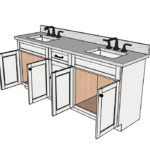 SketchUp_CJ8qEgP1IU 78 Inches to 81 Inches Vanity - 3D Decorative