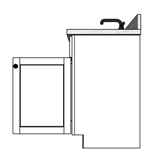 87 Inches to 90 Inches Vanity - 3D Decorative
