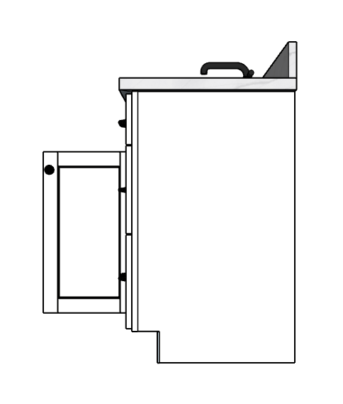 99 Inches to 102 Inches Vanity - 3D Decorative