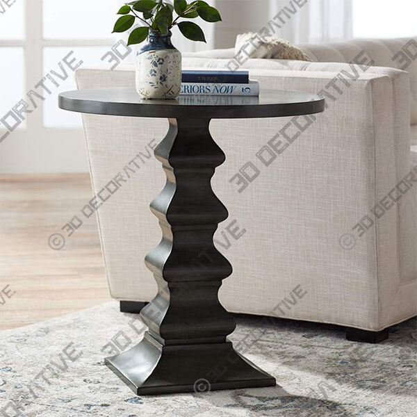 Ludlow 28 High Gray Slate Accent Table