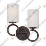 Forte 5085-02-32 Two Light Bath Bracket