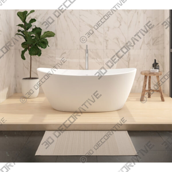 Manhattan Solid Surface Freestanding Tub