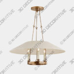 Galesi Chandelier Brass