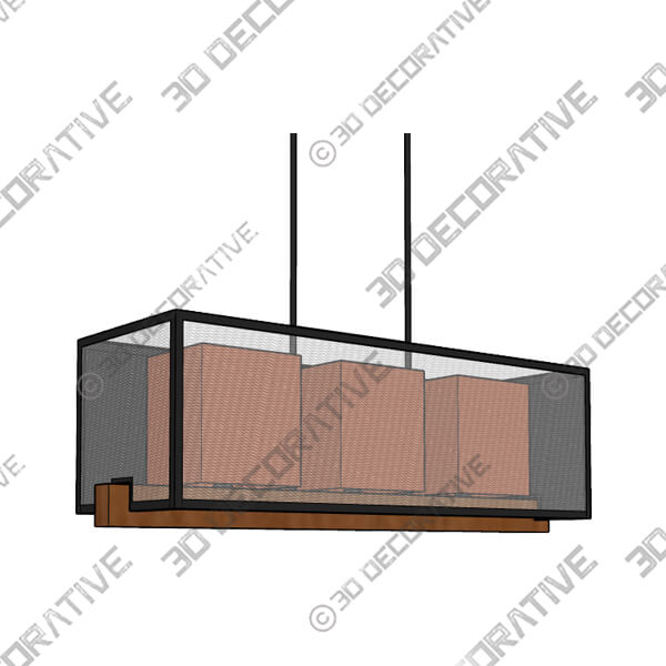 Luxury Minimalist Chandelier, Oil Rubbed Bronze, UEX2393