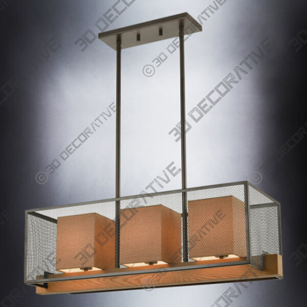 Luxury Minimalist Chandelier, Oil Rubbed Bronze, UEX2393