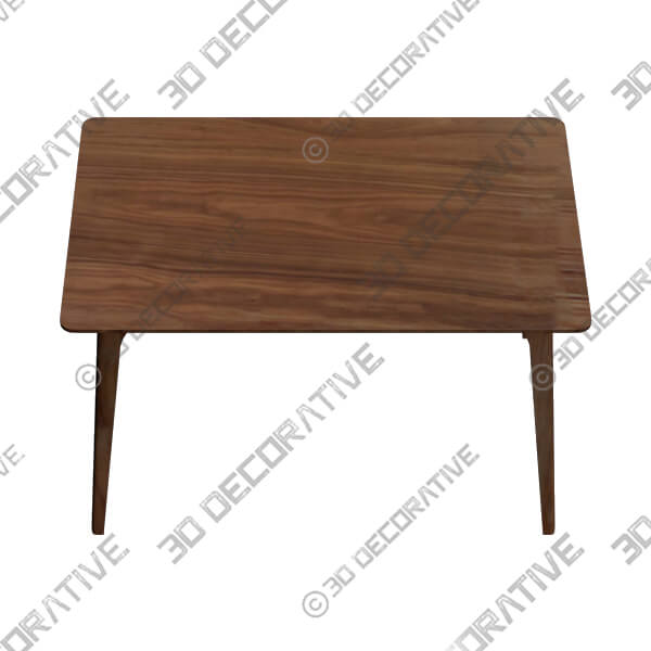 GDF Studio Elsinore Finished Wood Dining Table - 3D Decorative