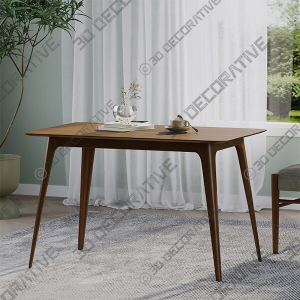 GDF Studio Elsinore Finished Wood Dining Table