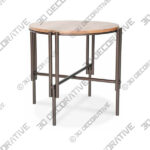 Charleston Forge 5008 Gibson Round End Table - 3D Decorative