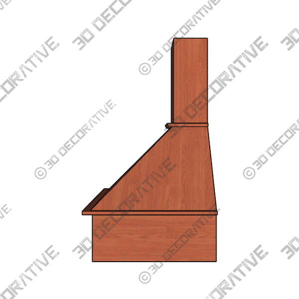 VRSCHIM Series Brown color Range hood - 3D Decorative