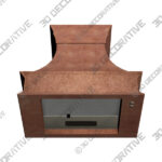 Copper Range Hood Lexington - 3D Decorative