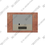 Copper Range Hood Lexington - 3D Decorative