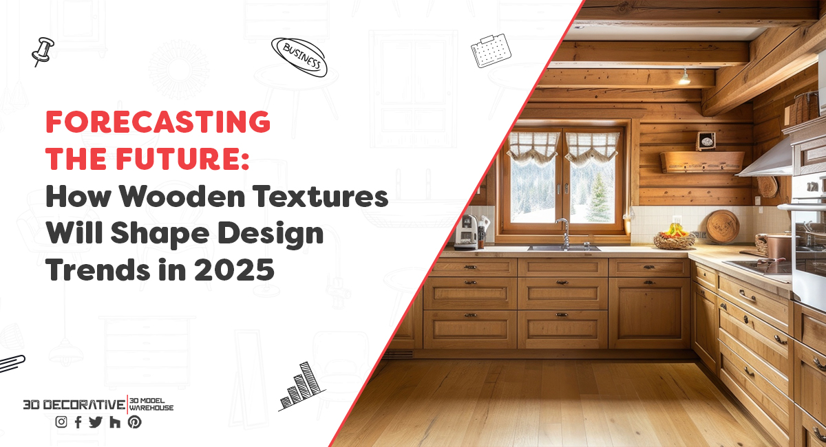 How Wooden Textures Will Shape Design Trends in 2025 - 3D Decorative