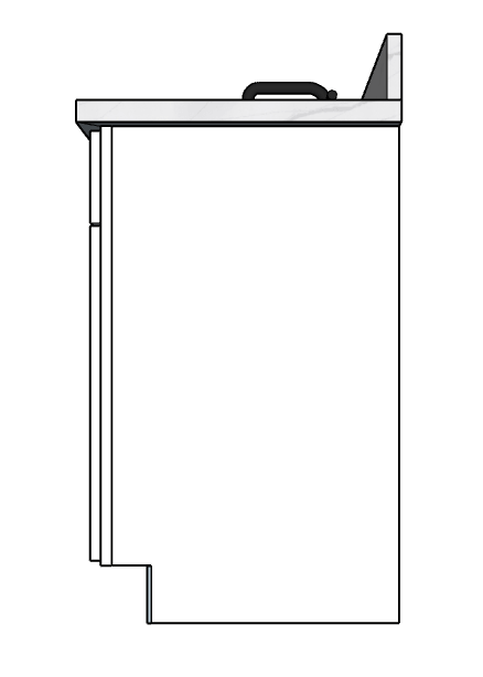 120 Inches to 123 Inches Vanity - 3D Decorative