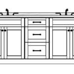 78 Inches to 81 Inches Vanity - 3D Decorative