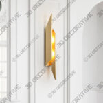 Fold Wall Lamp Gold Warm Light