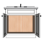 SketchUp_r9pJipwMHX 36 Inches to 39 Inches Vanity - 3D Decorative