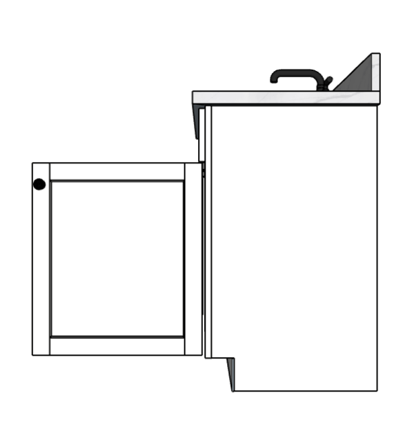 42 Inches to 45 Inches Vanity - 3D Decorative