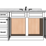 SketchUp_gOumMV1gsK 57 Inches to 60 Inches Vanity - 3D Decorative