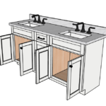 SketchUp_v4MafMNsPL 69 Inches to 72 Inches Vanity - 3D Decorative