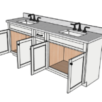 SketchUp_ygcL8b7pwl 87 Inches to 90 Inches Vanity - 3D Decorative