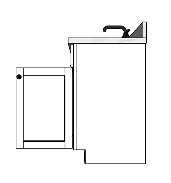 90 Inches to 93 Inches Vanity - 3D Decorative