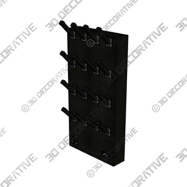 ALPINE DRYERS Black Diamond Wall Mounted 8-Pair Boot ALPINE DRYERS Black Diamond Wall Mounted 8-Pair Boot - 3D Decorative